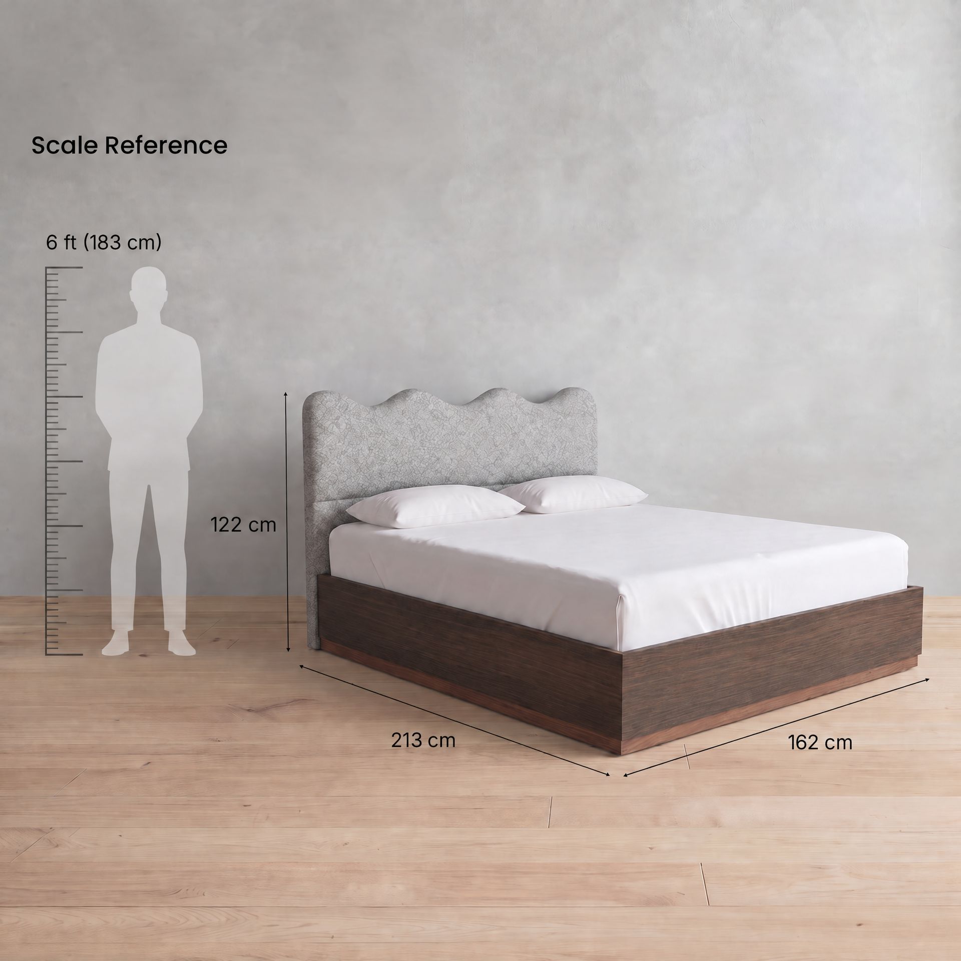 Curved Lisbon Bed