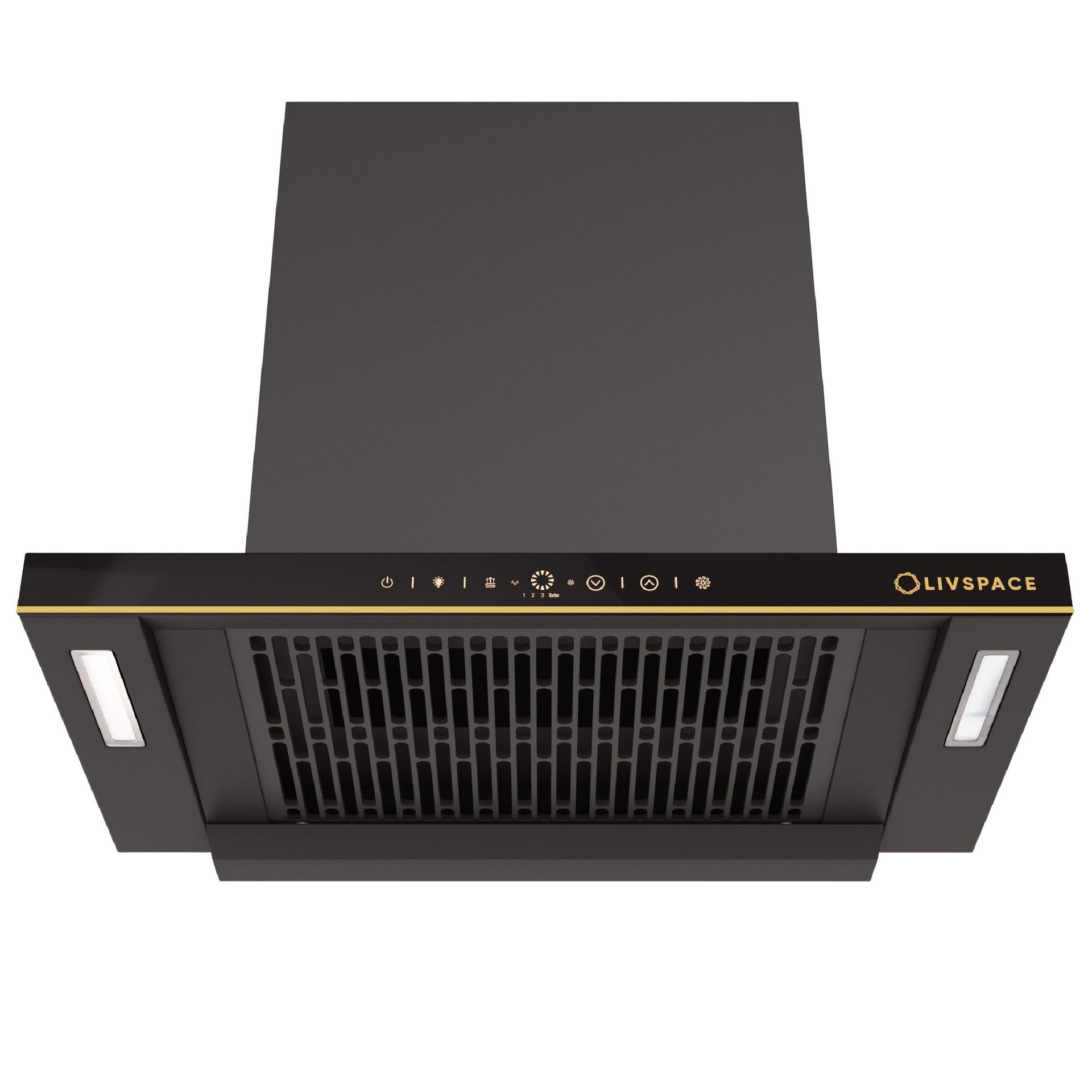 Intellia 60 cm T-Shaped Chimney | BLDC Ducted 1600 m3/h Suction | Auto Clean