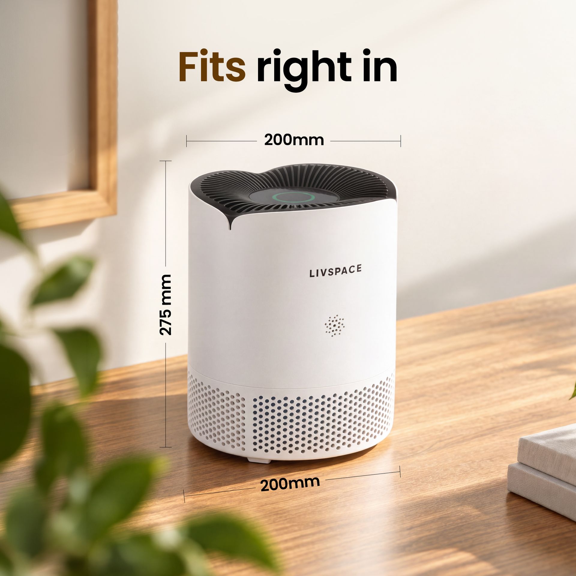 Livspace Air Purifier 150 CADR - White
