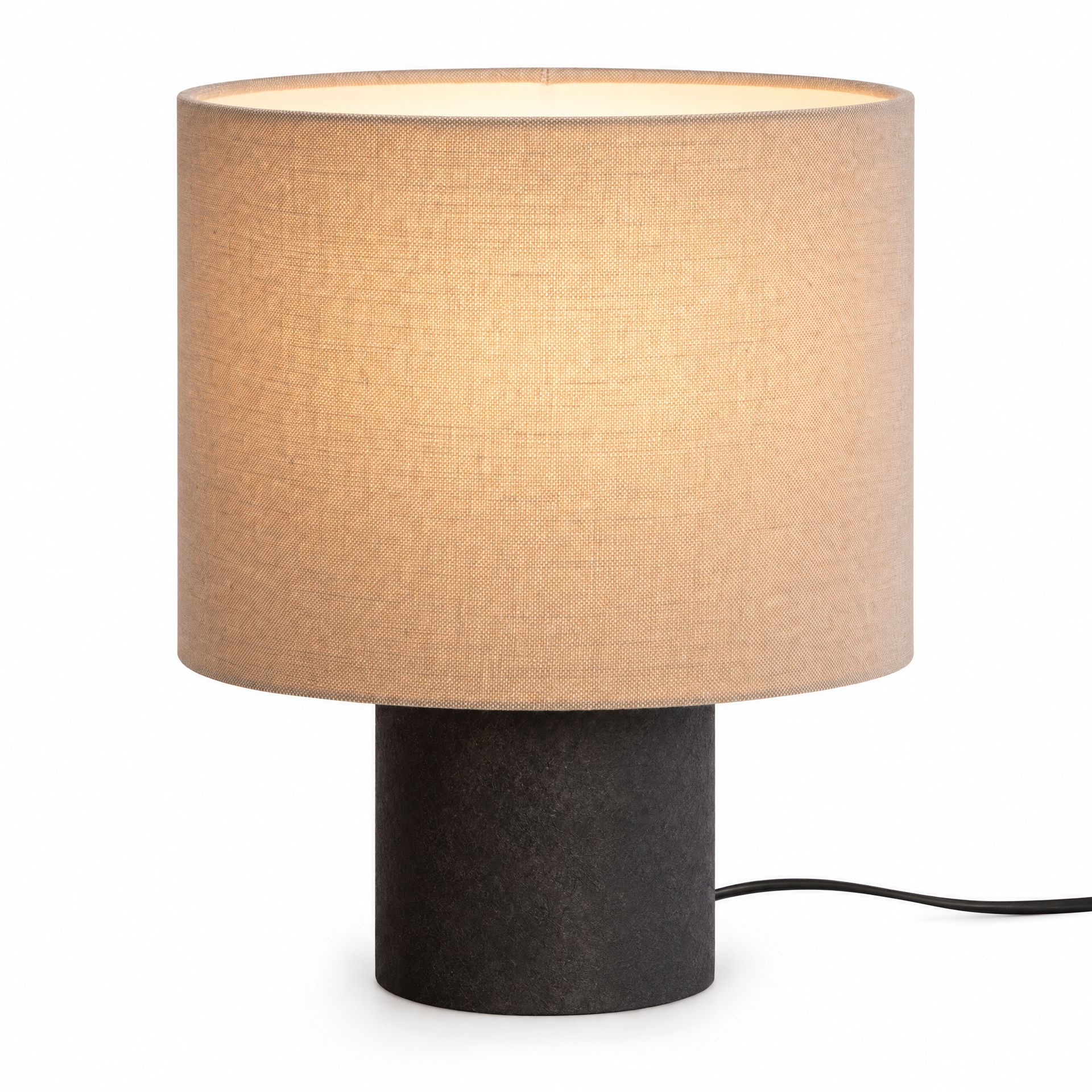 Livspace Aromas Table Lamp | Matt Black