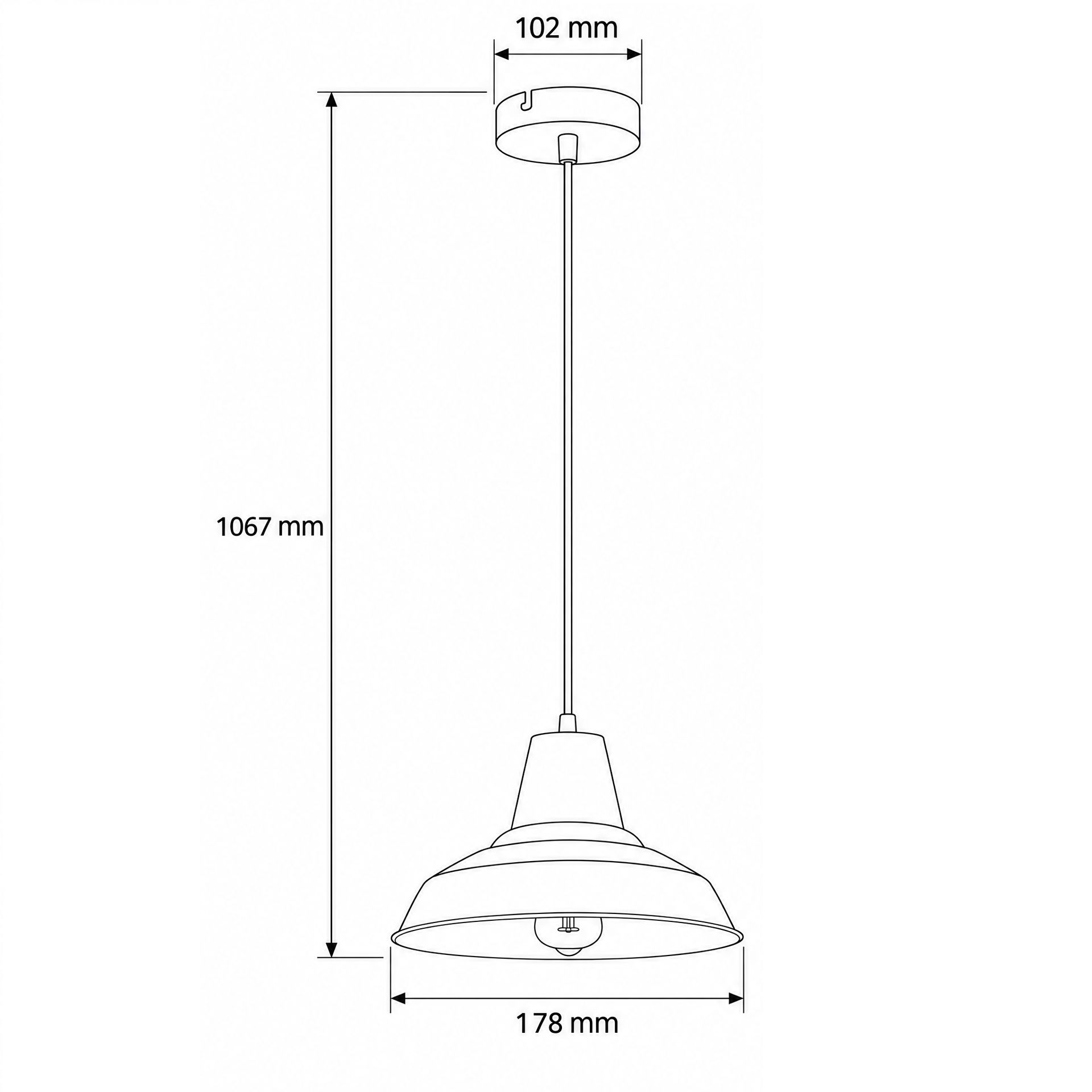 Livspace Bezel Green Metal Pendant Light | Blue