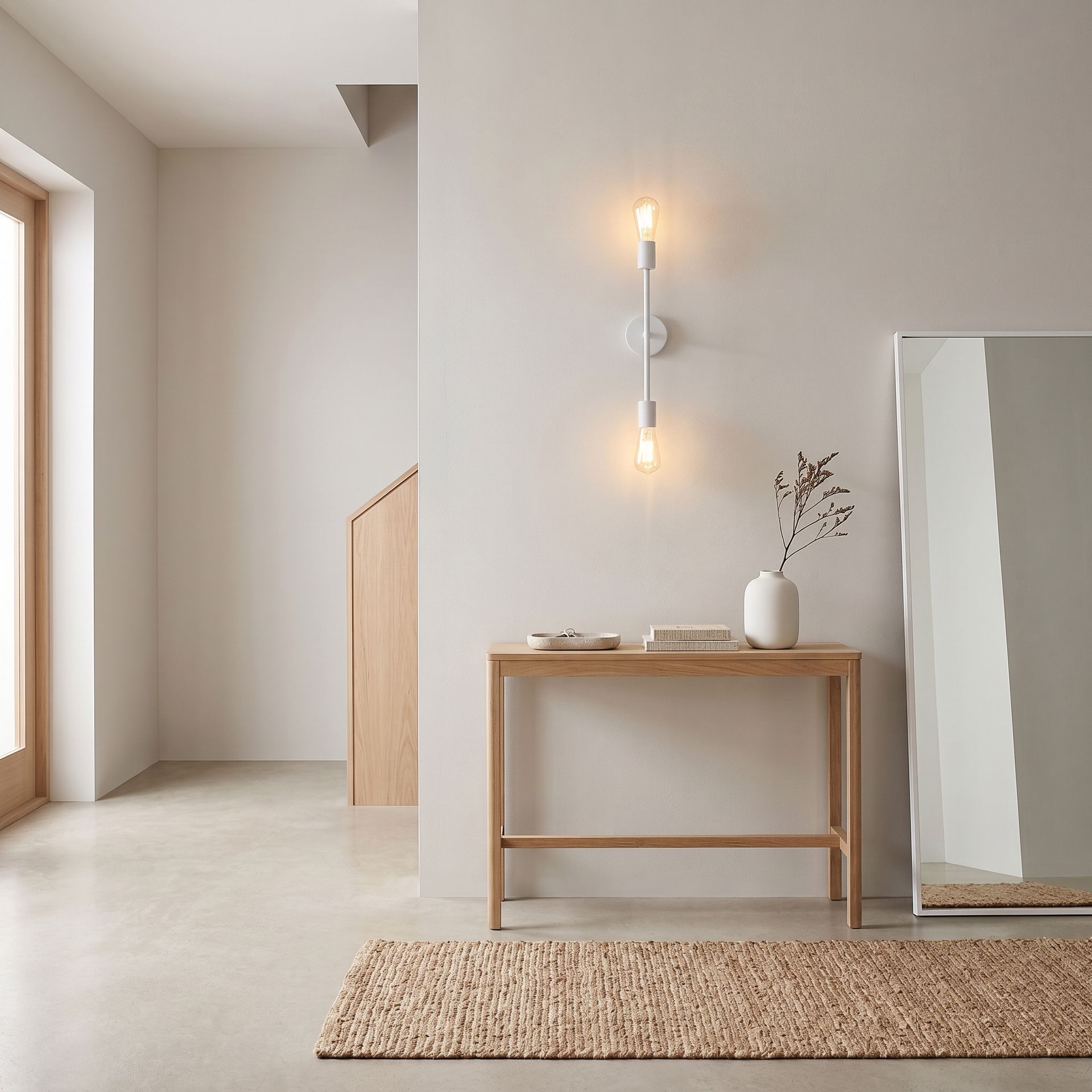 Livspace Deigo White Metal Novelty Wall Light | White