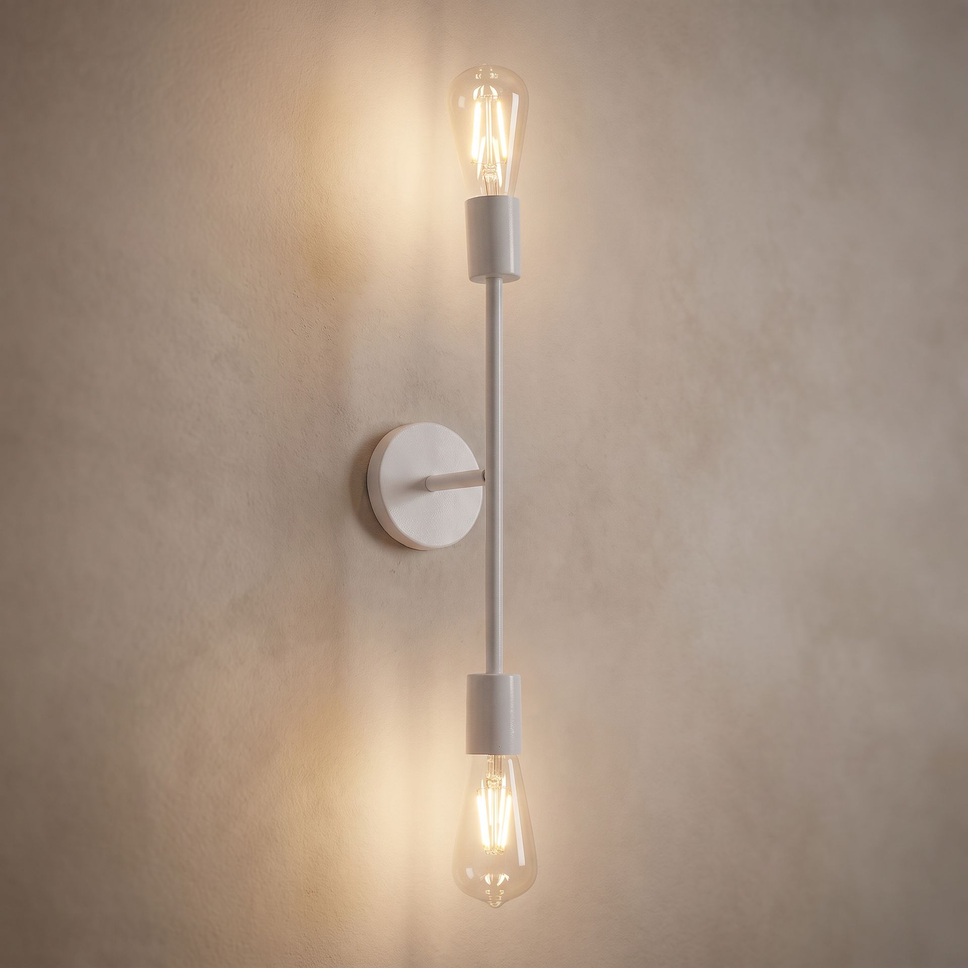 Livspace Deigo White Metal Novelty Wall Light | White