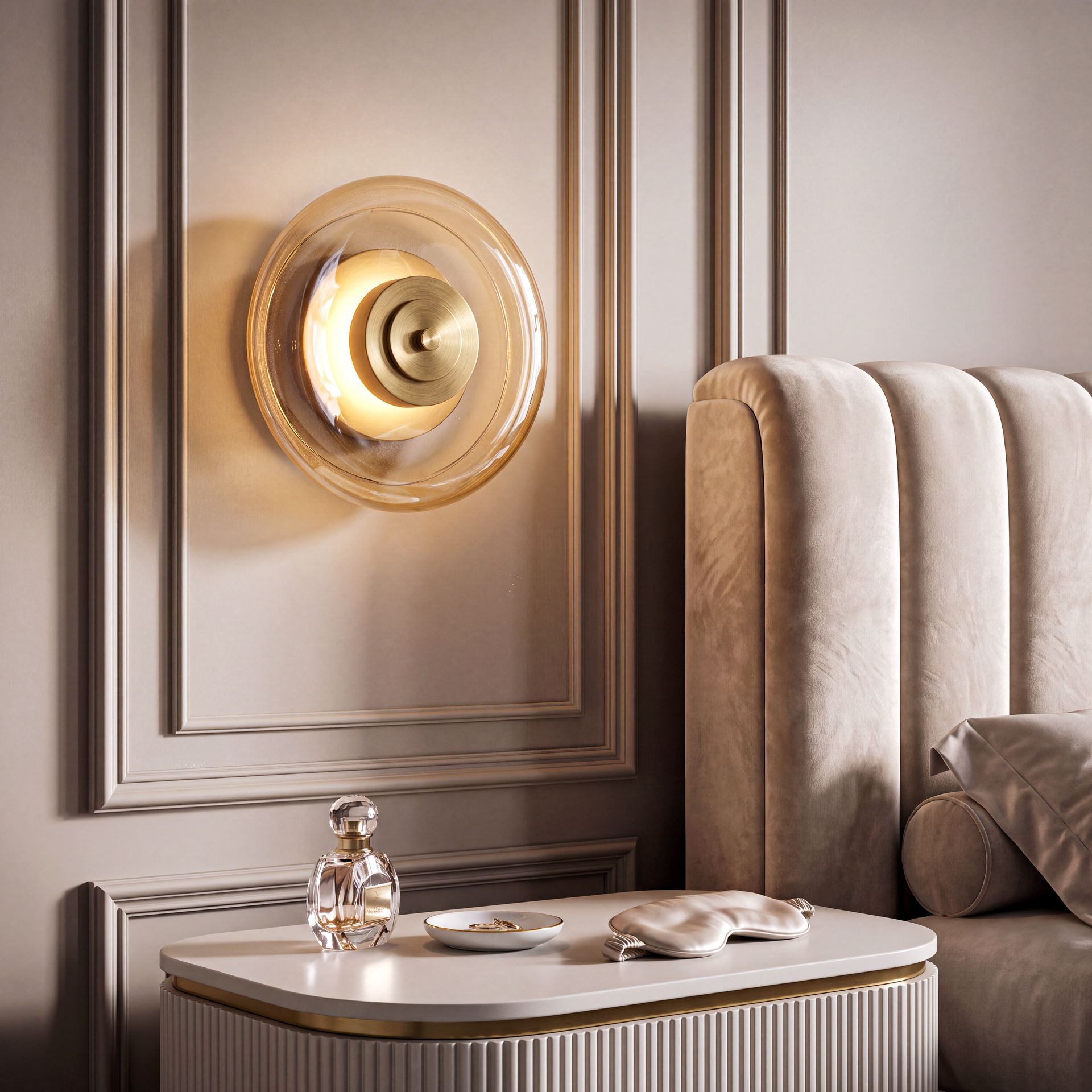 Livspace Floe Wall Light | Amber