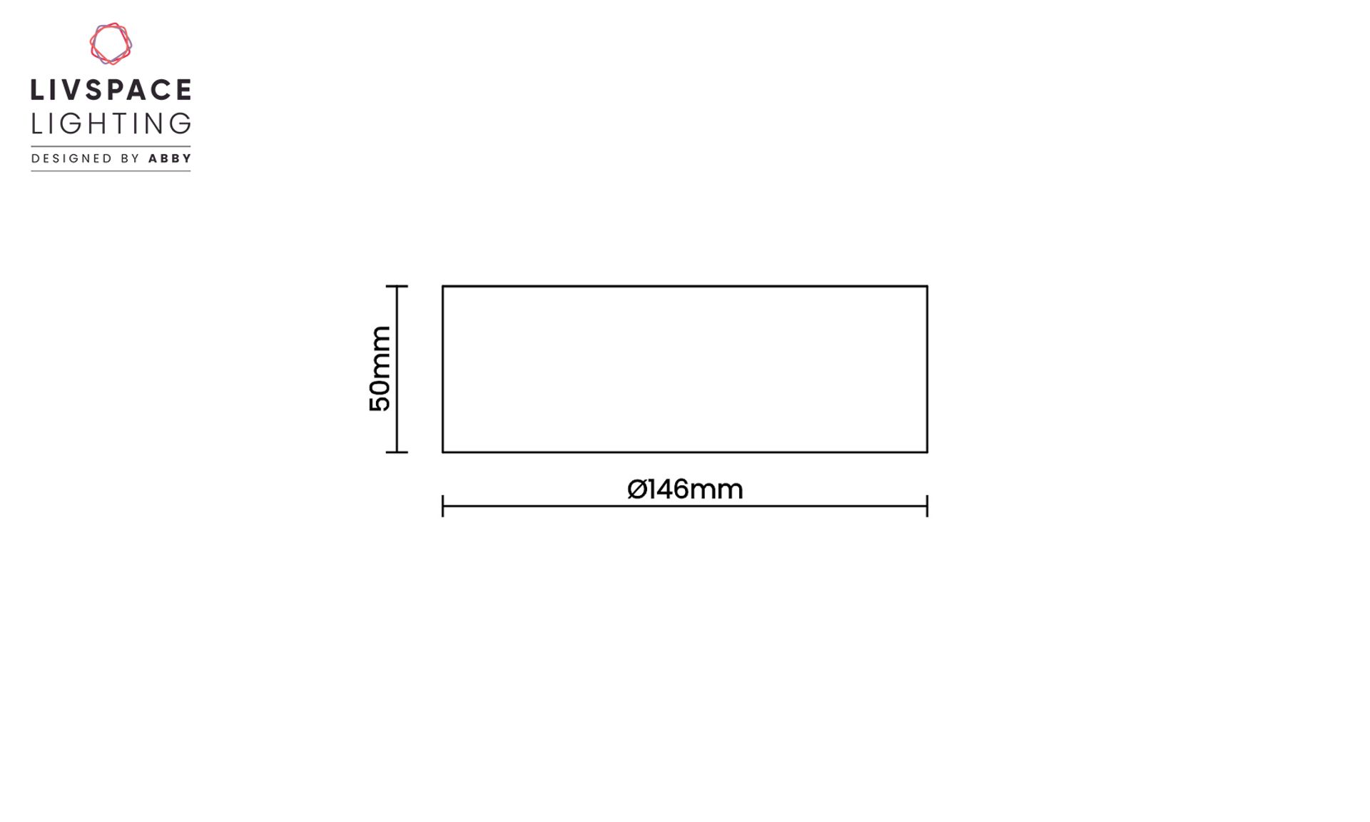 Livspace Iplane V2 Surface OPD Surface Downlight - 14W Neutral White | White