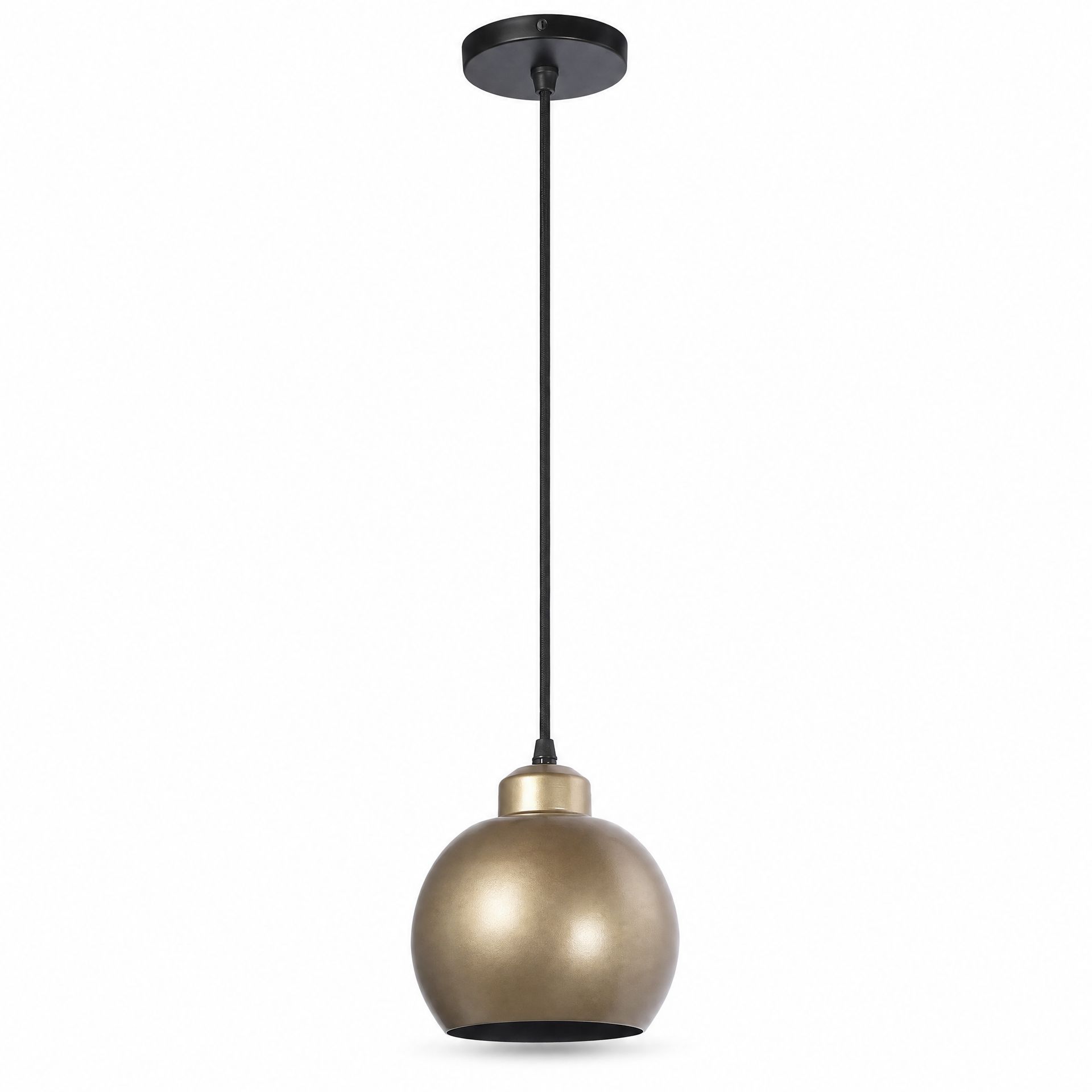 Livspace Jamaica Gold Metal Pendant Light | Gold