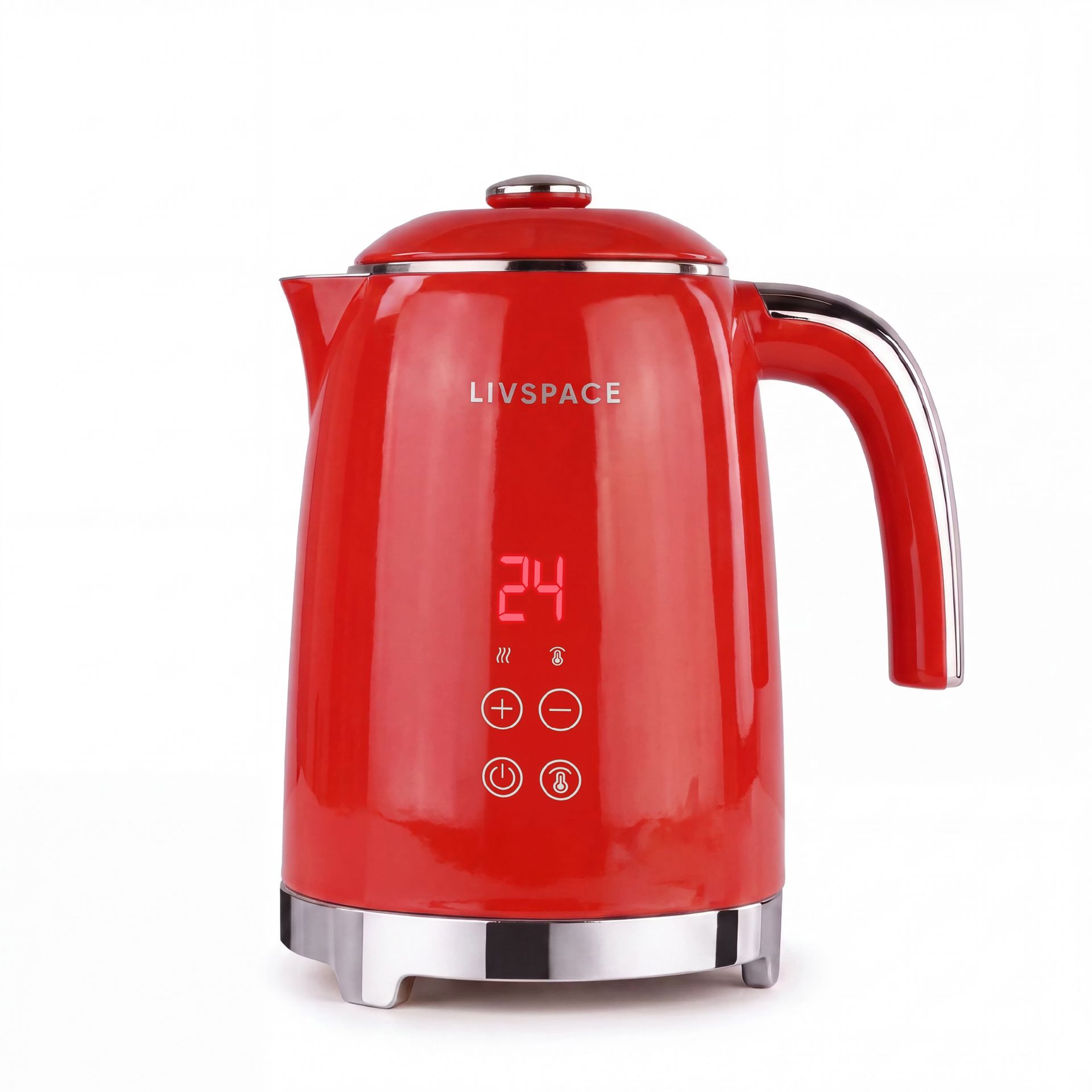 Livspace Digital Kettle 1 L - Red
