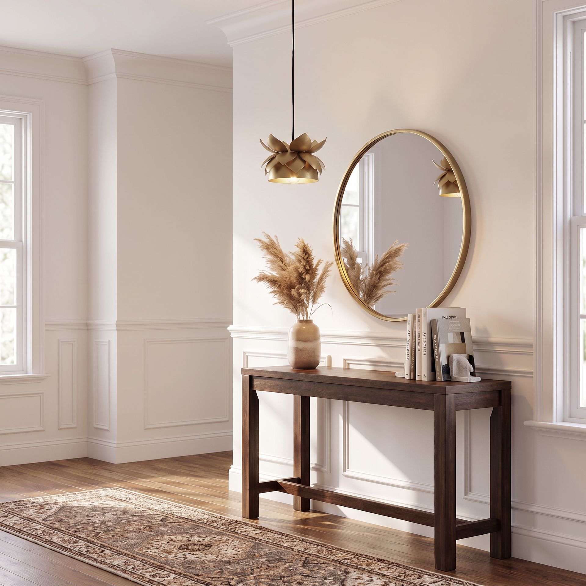 Livspace Lavie Hang Gold Metal Pendant Light | Gold