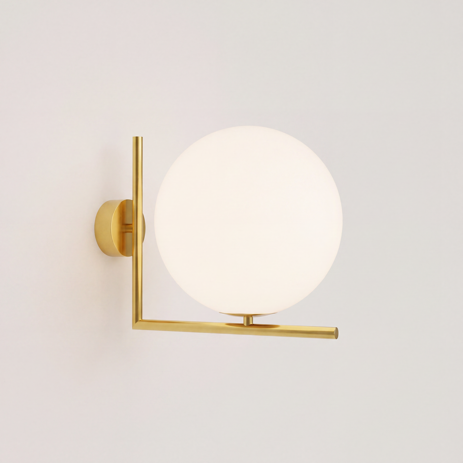 Livspace Orbis Axis Wall Wall Light | White + Gold