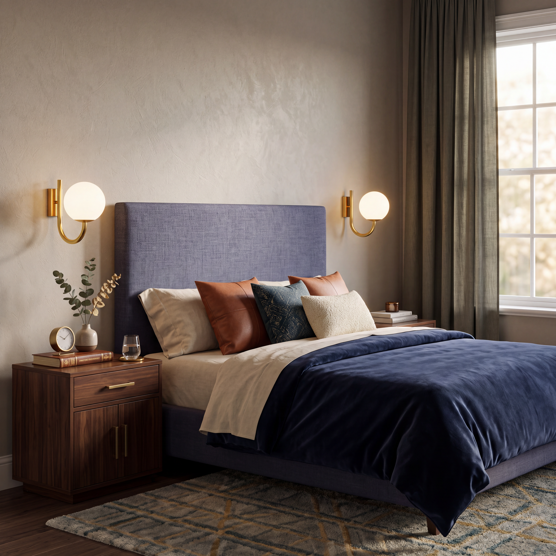 Livspace Orbis Hook Wall Wall Light | White + Gold