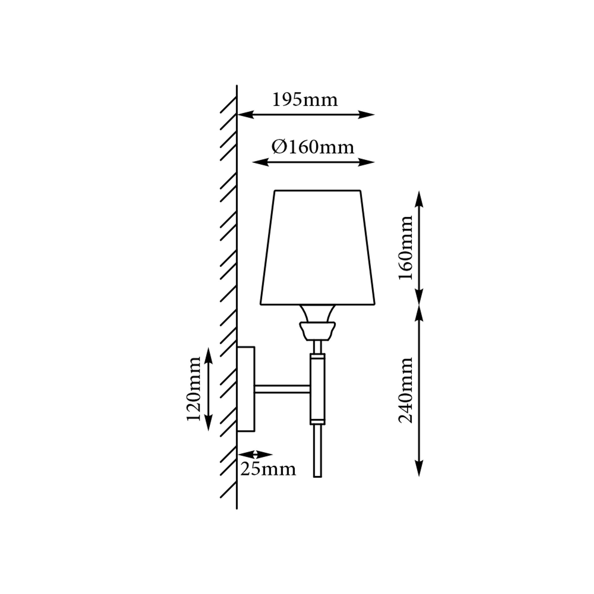 Livspace Poise Wall Light | White + Brass