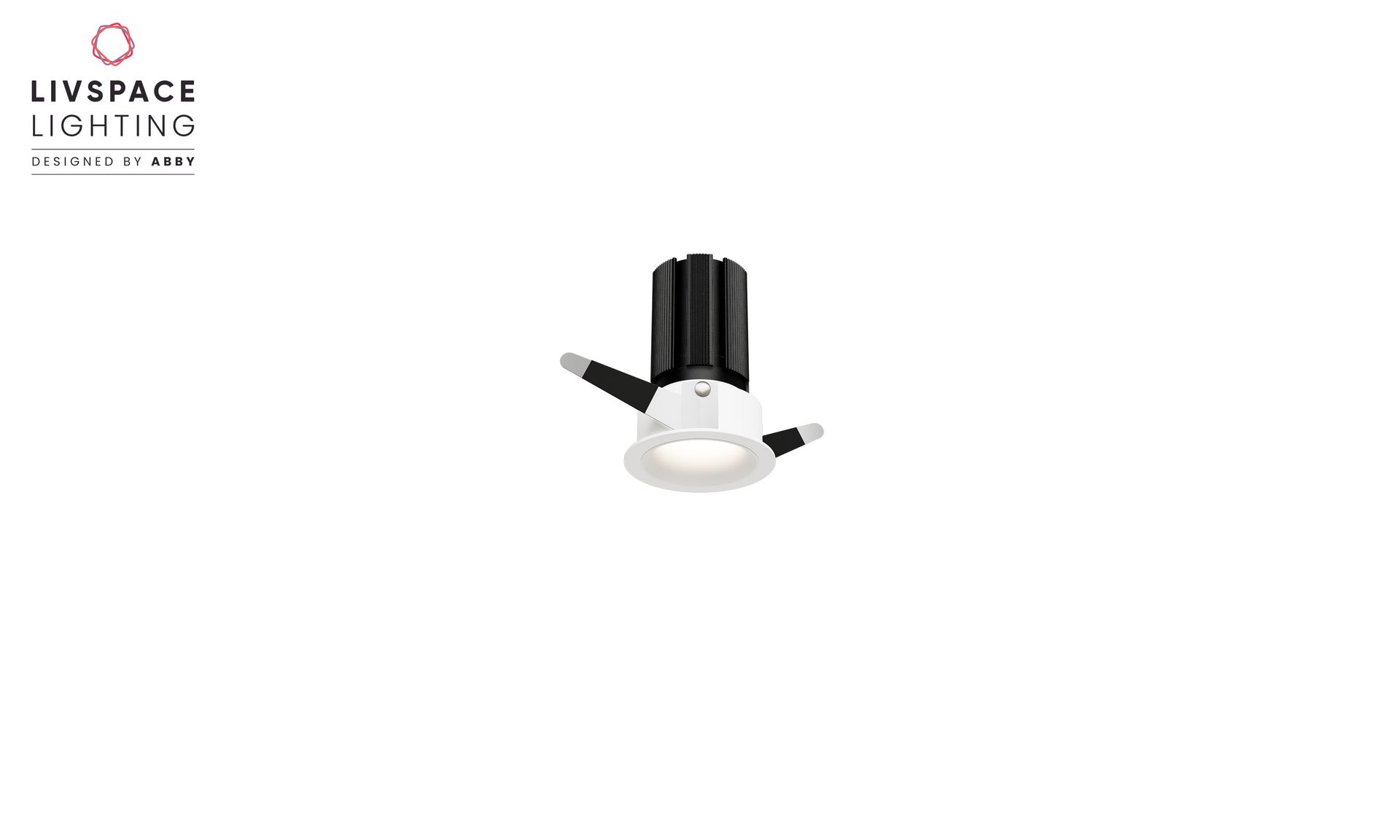 Livspace Roxy Recess Spotlight - 8W Neutral White | White