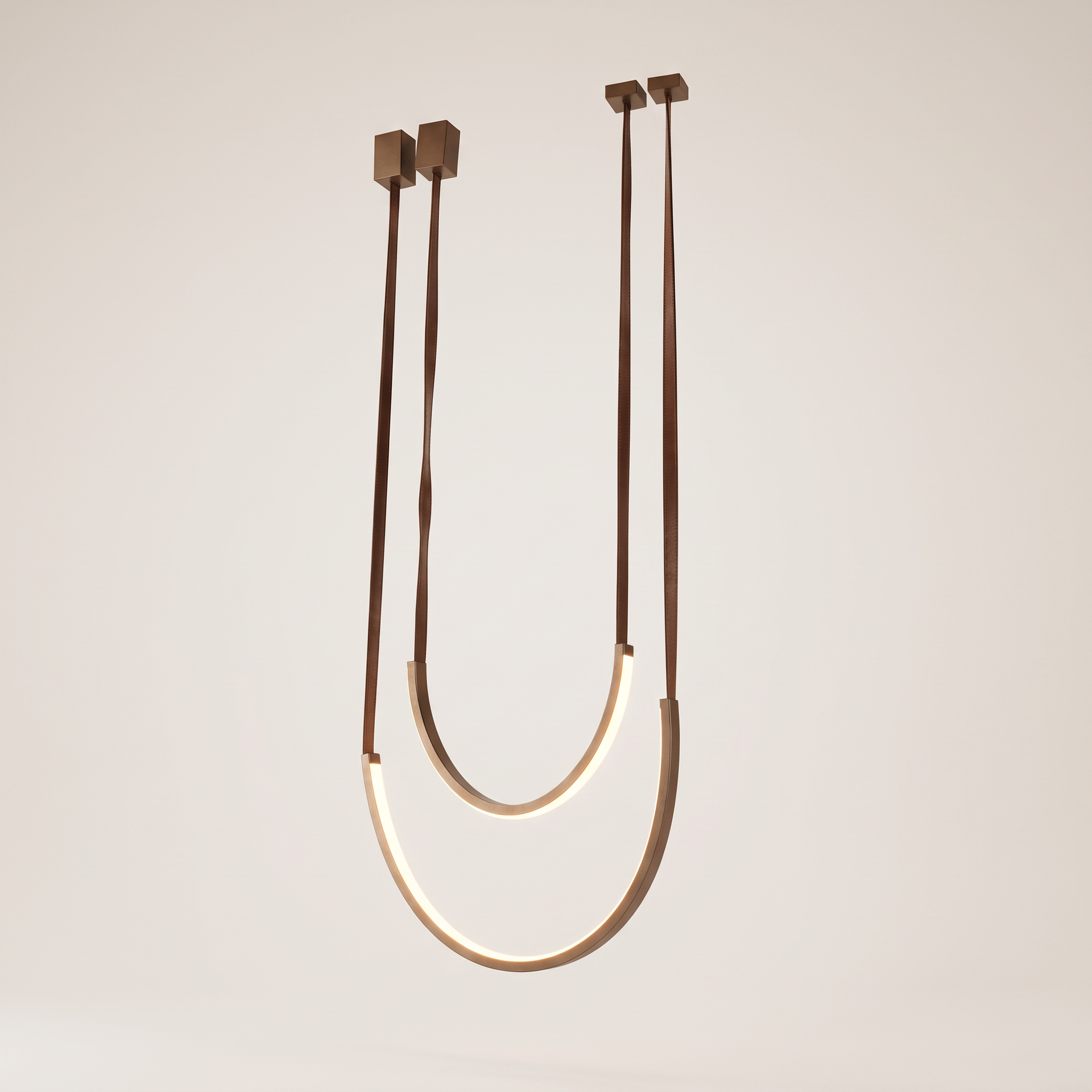 Livspace Sling Head Chandelier | Black