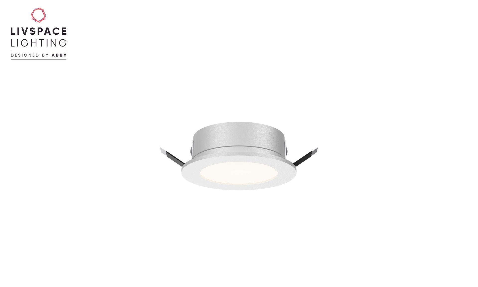 Livspace Snow Mini Recess Downlight - 5W Warm White | White
