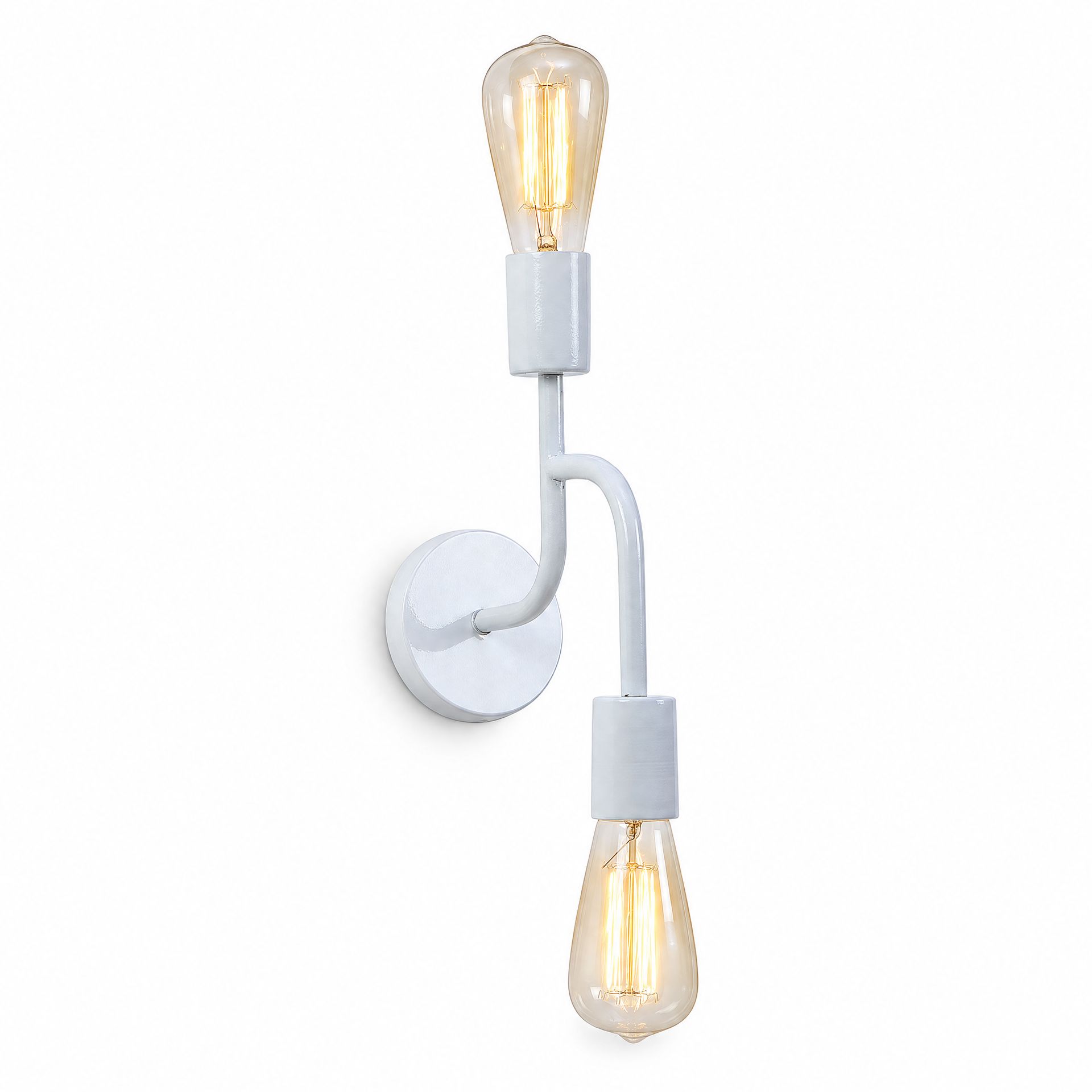 Livspace Uniqualy White Metal Novelty Wall Light | White