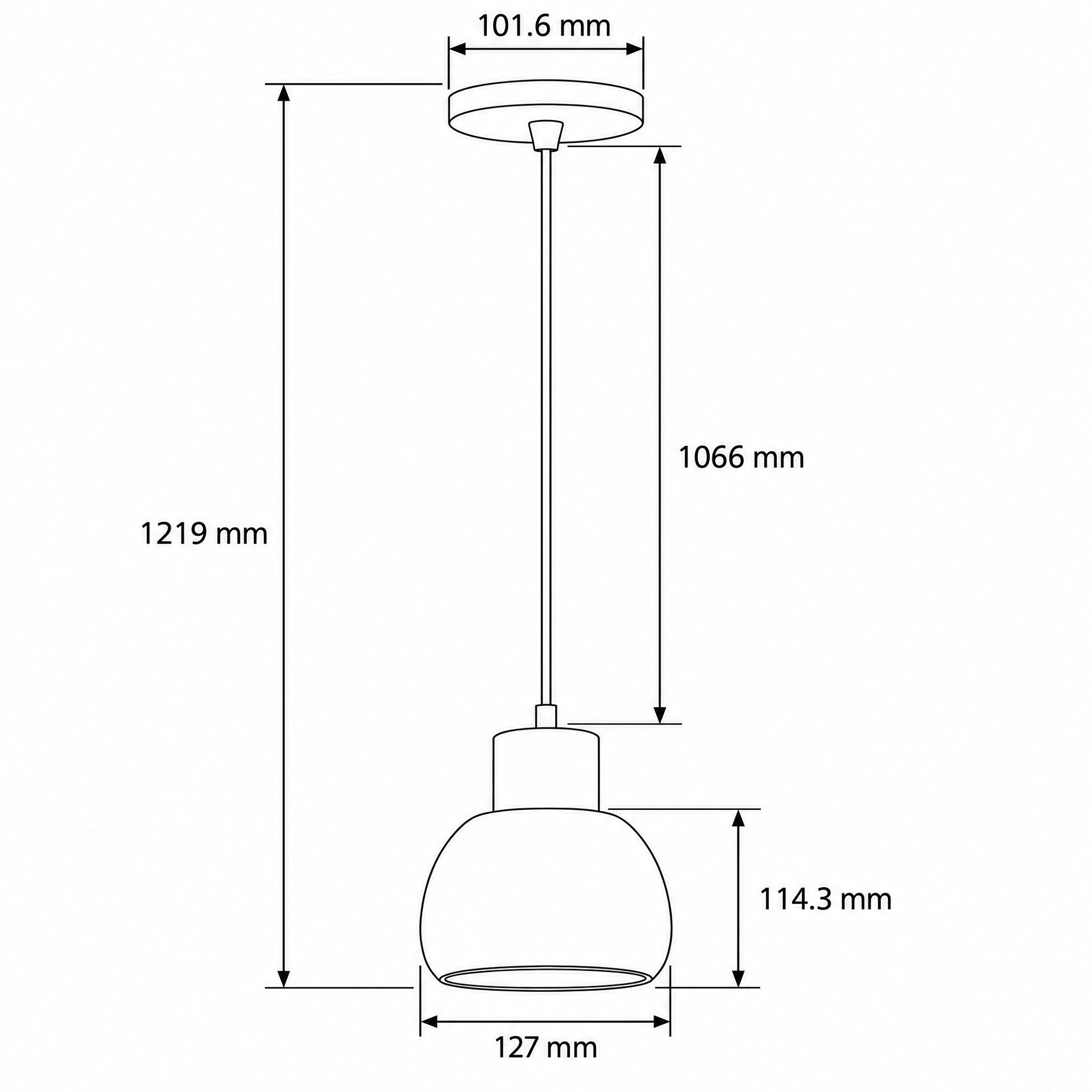 Livspace Zulia Apple White Metal Pendant Light | White