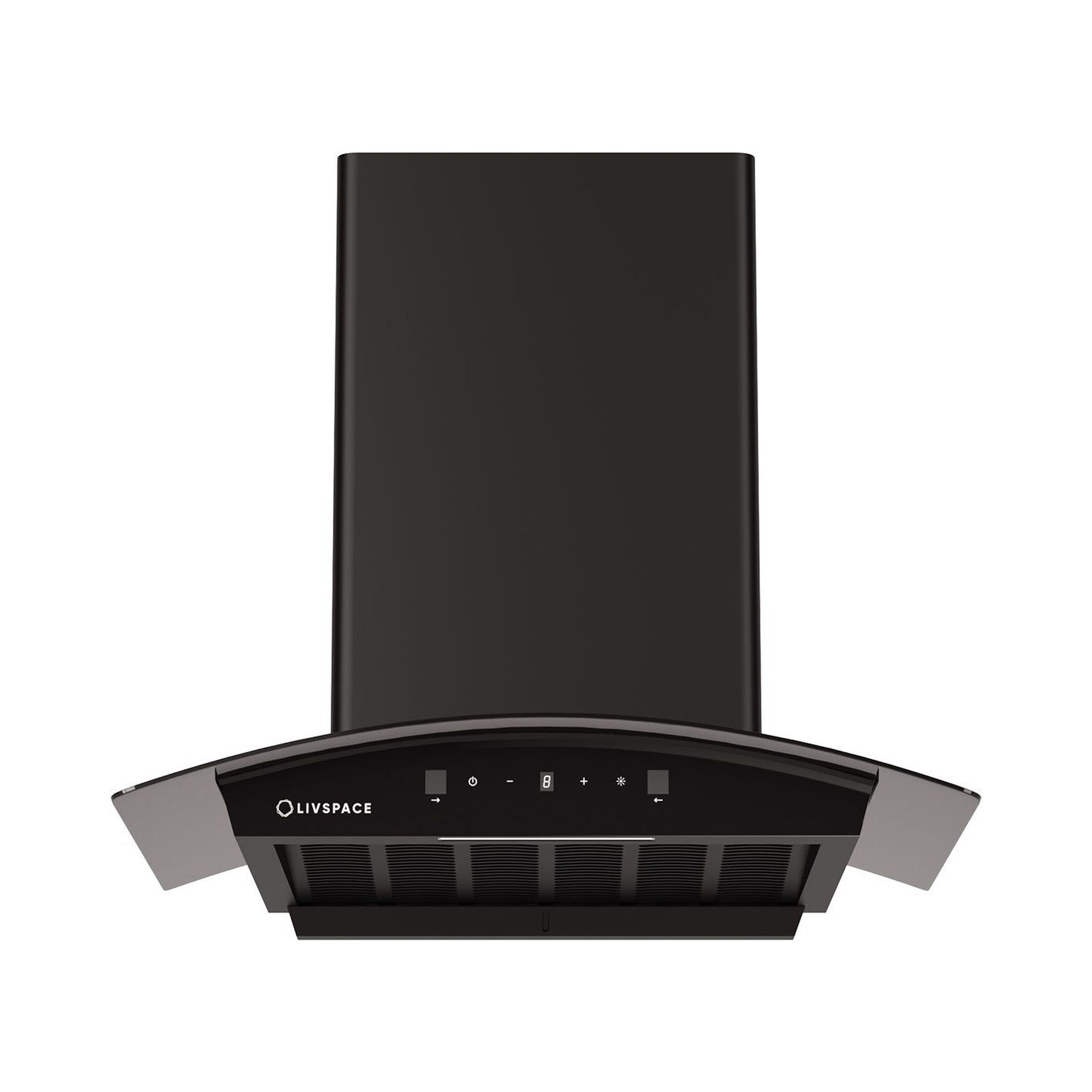 Optima 60 cm Curved Chimney | Ducted 1200 m3/h Suction | Auto Clean