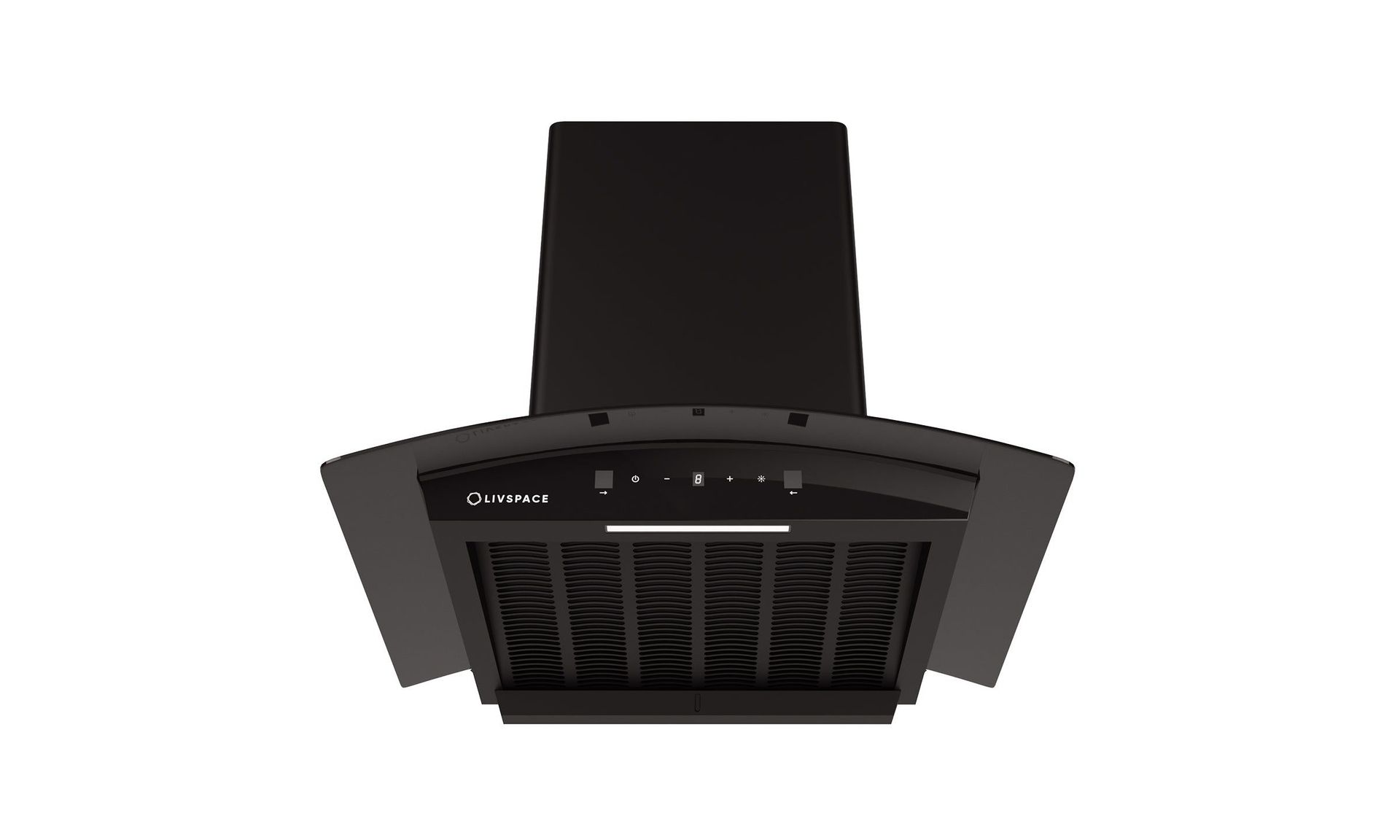 Optima 60 cm Curved Chimney | Ducted 1200 m3/h Suction | Auto Clean