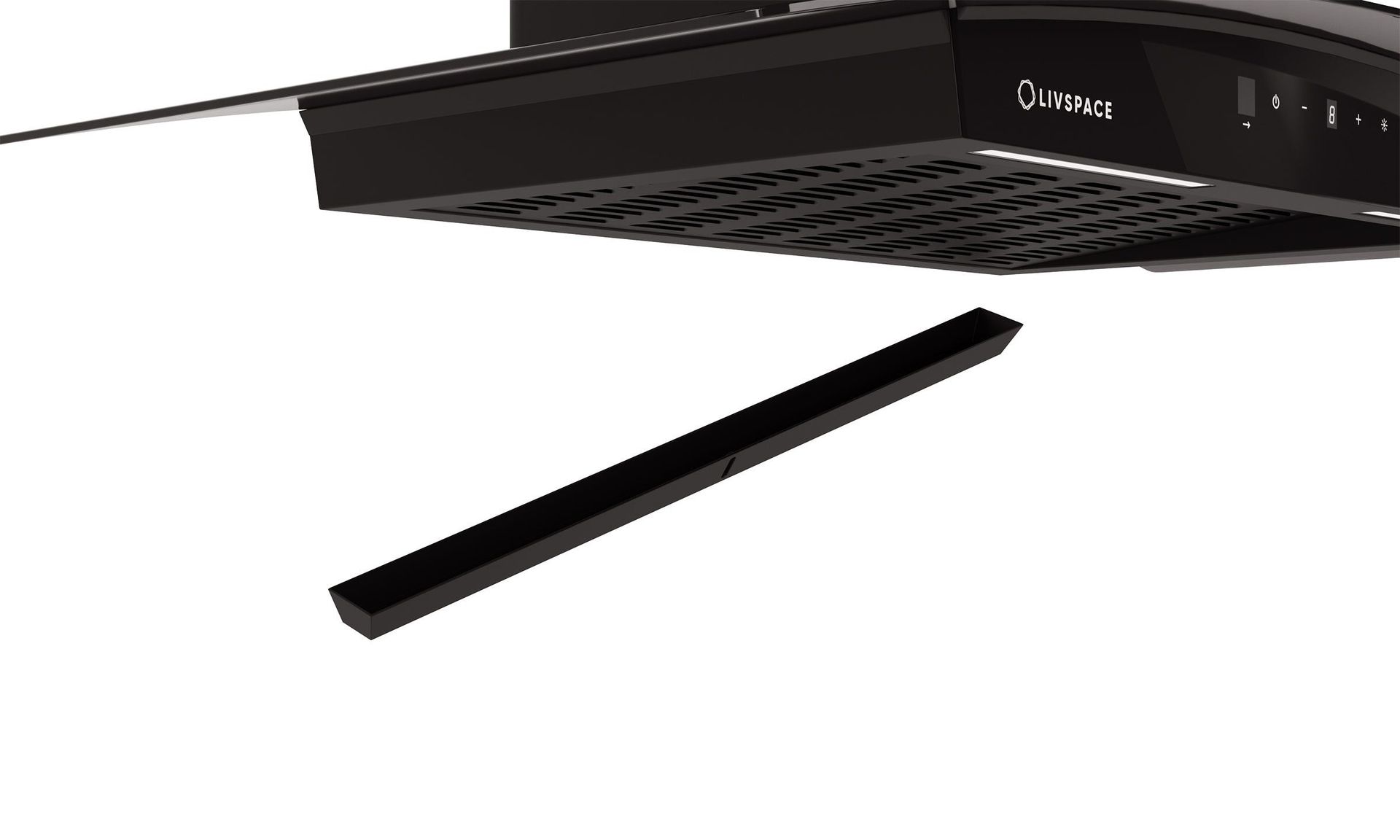 Optima 90 cm Curved Chimney | Ducted 1200 m3/h Suction | Auto Clean