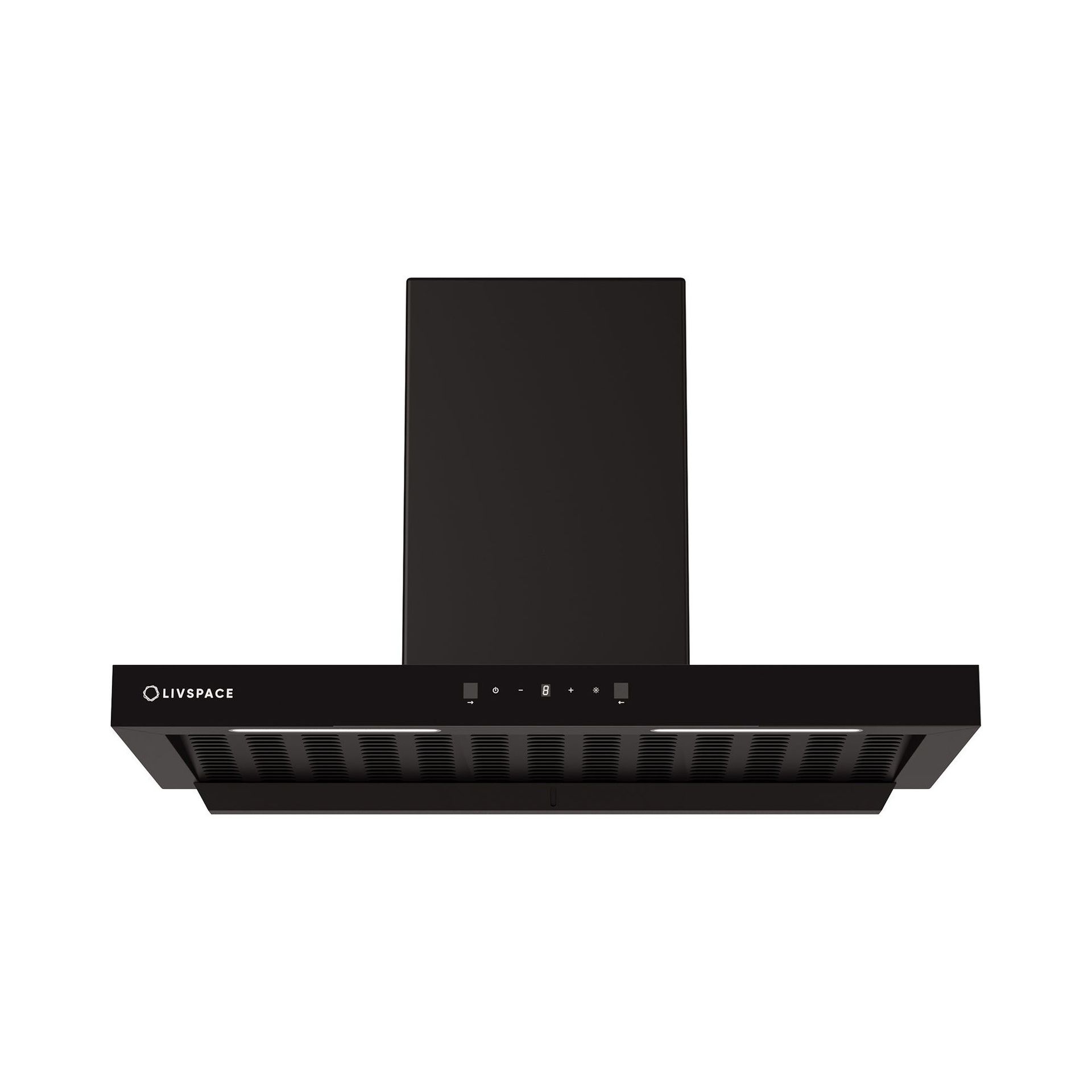 Optima 90 cm T-Shaped Chimney | Ducted 1200 m3/h Suction | Auto Clean