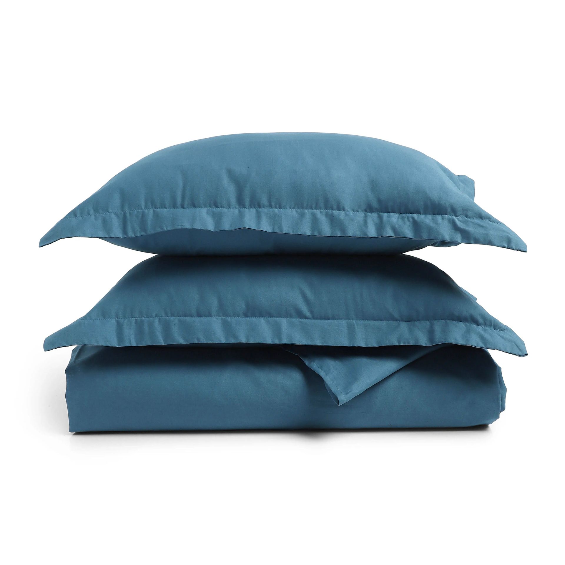 Solid Dyed 144 TC 100% Cotton Mineral Super King Bedsheet Set | Paleto