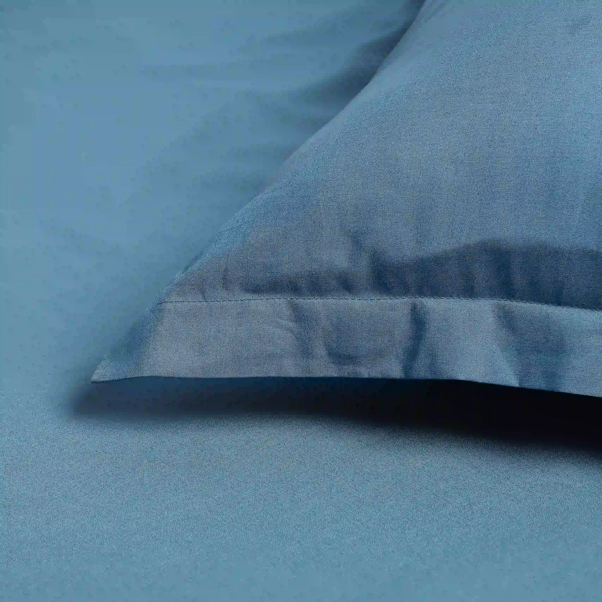 Solid Dyed 144 TC 100% Cotton Mineral King Fitted Sheet Set | Paleto