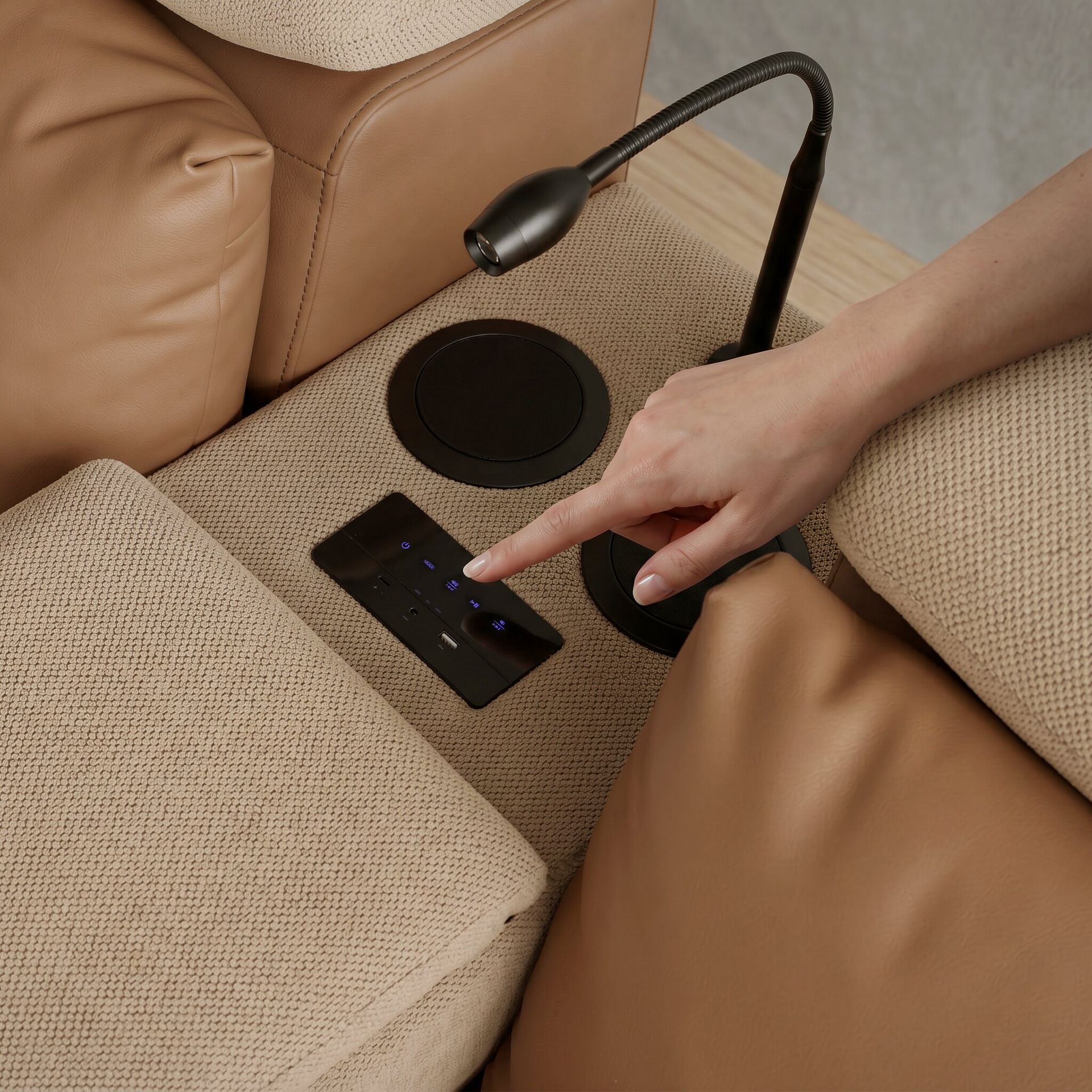 Theodere Recliner with Smart Console