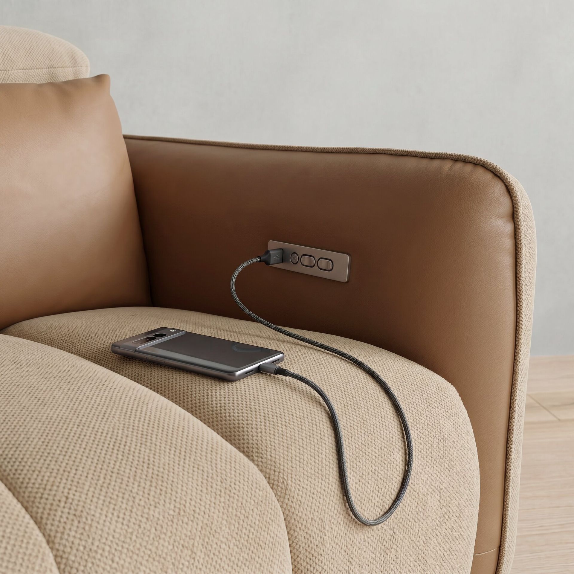 Theodere Recliner with Smart Console