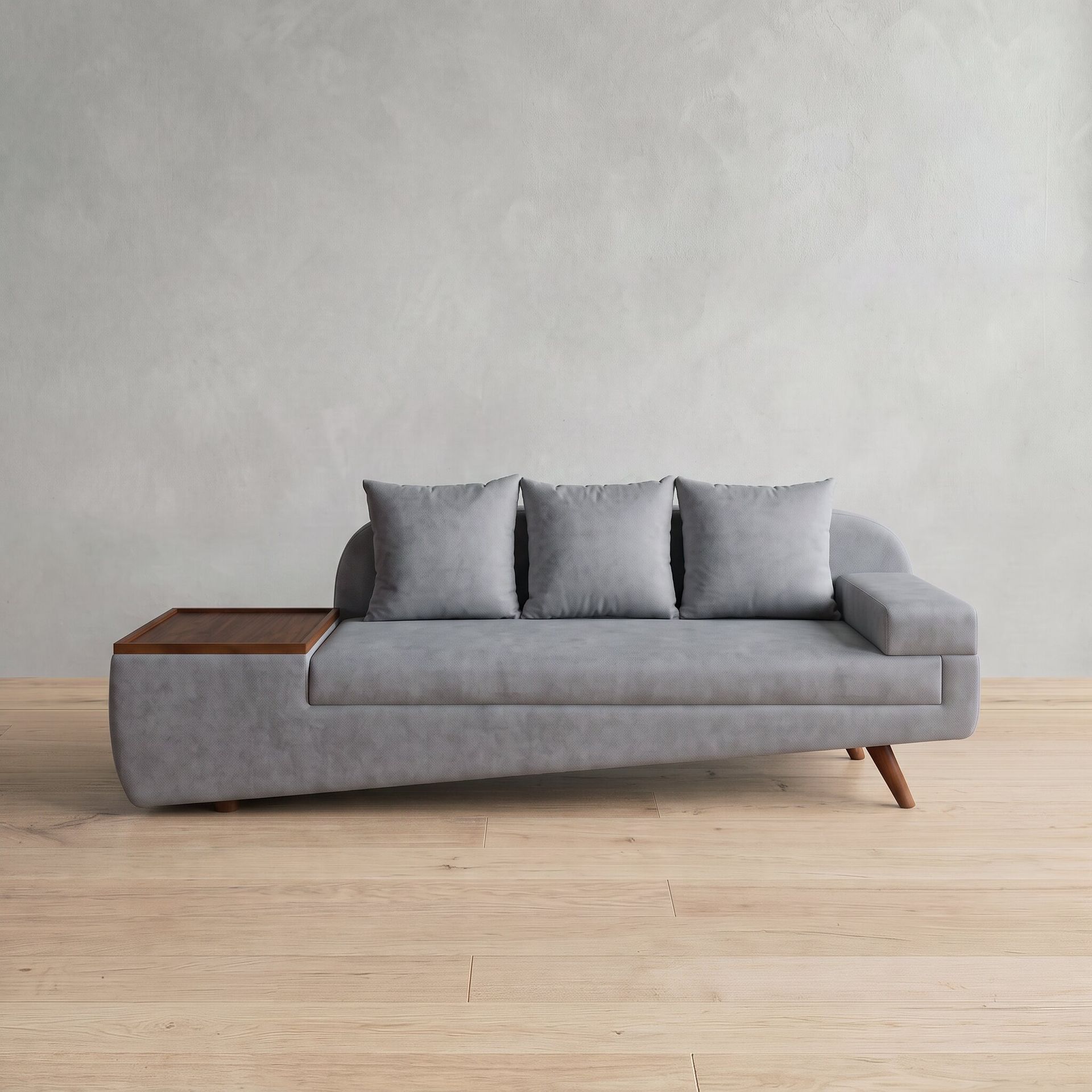 Wedge Sofa with Right Arm