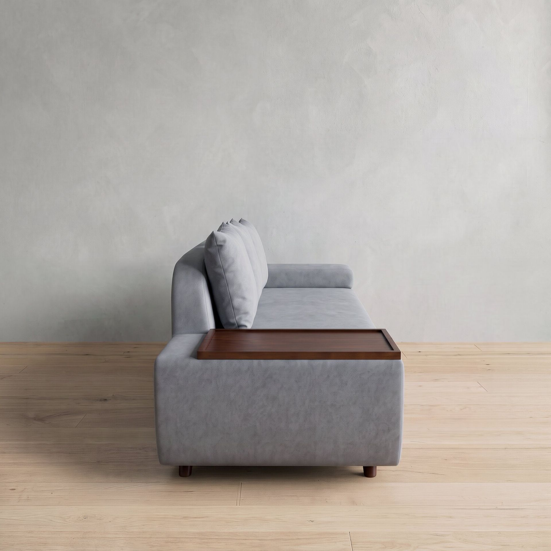 Wedge Sofa with Right Arm