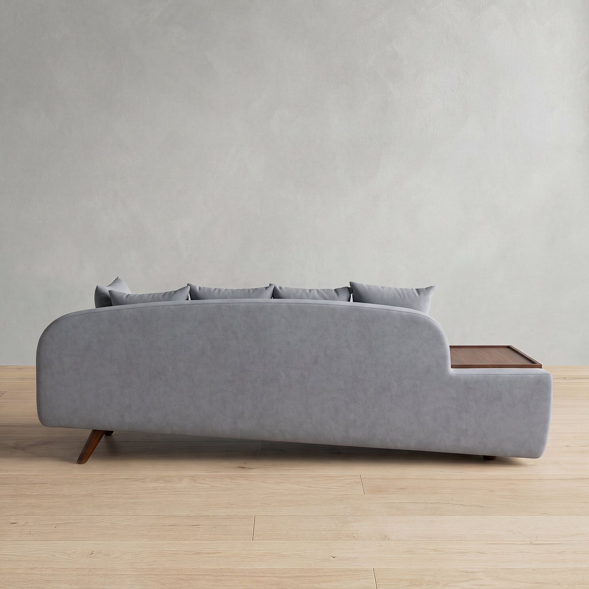 Wedge Sofa with Right Arm