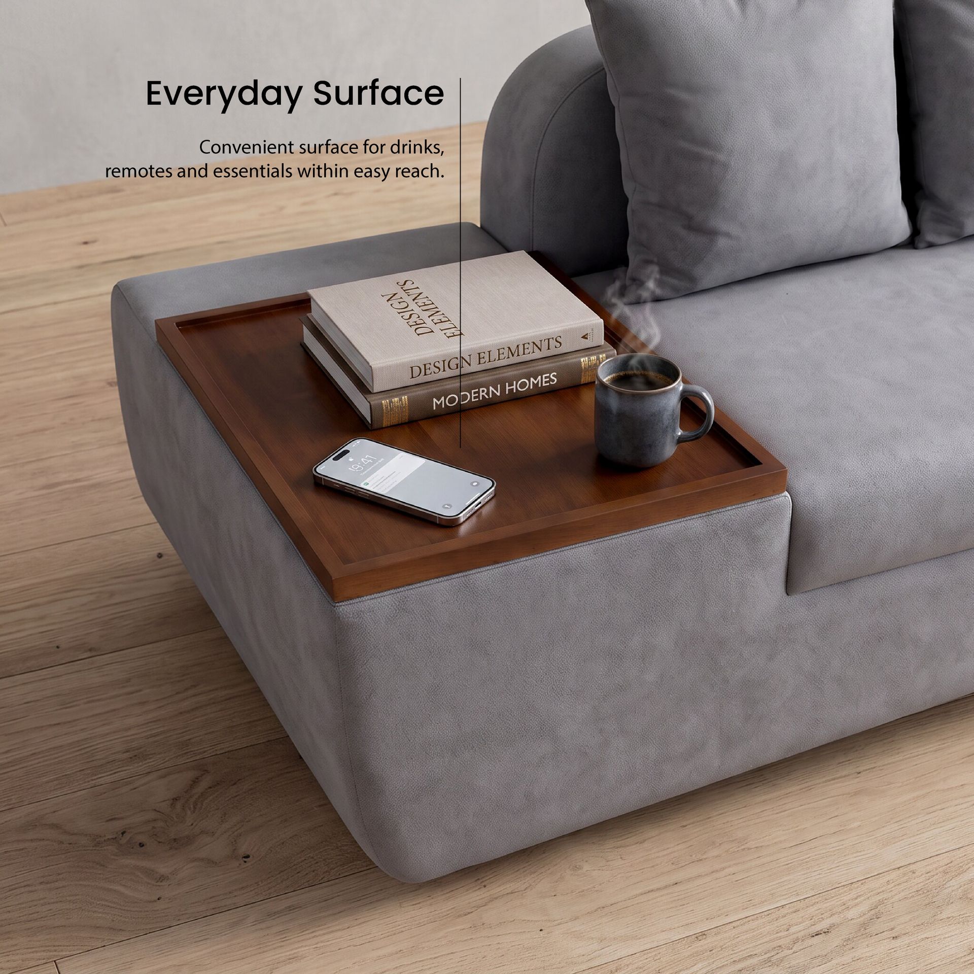 Wedge Sofa with Right Arm