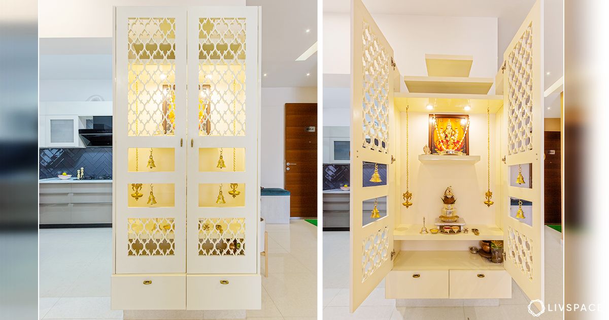 10+ Modern Pooja Room Door Designs That are Trendy and Stunning
