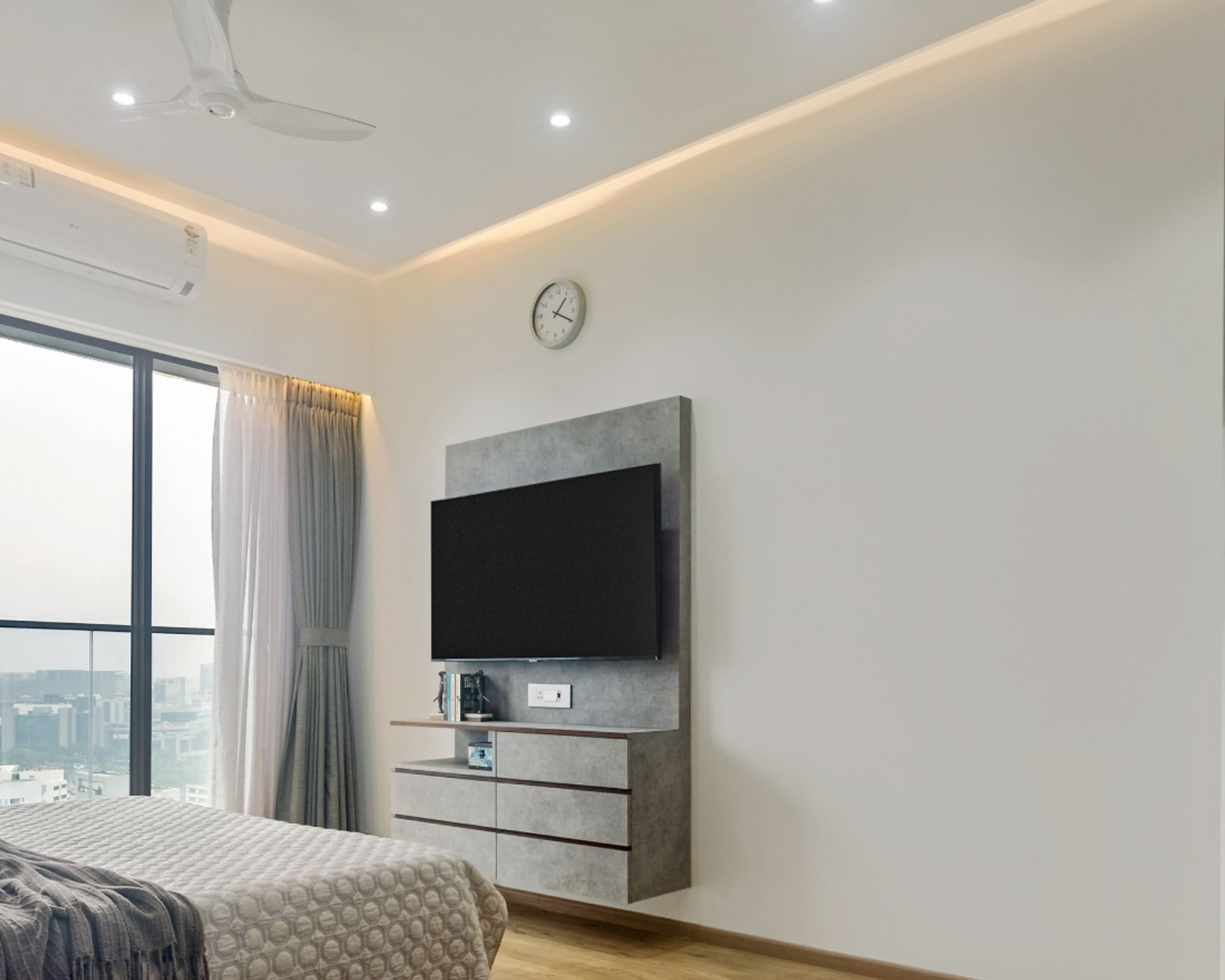 Light-Coloured Bedroom Wall Paint For Minimal Bedrooms | Livspace