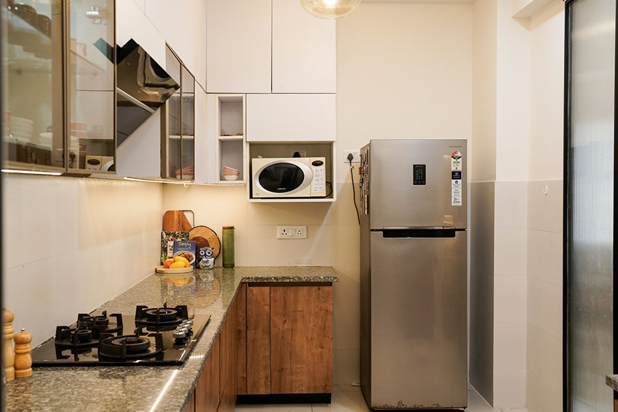 4BHK Apartment Interiors in Noida for budget 25 - 30 Lakhs with TV Unit