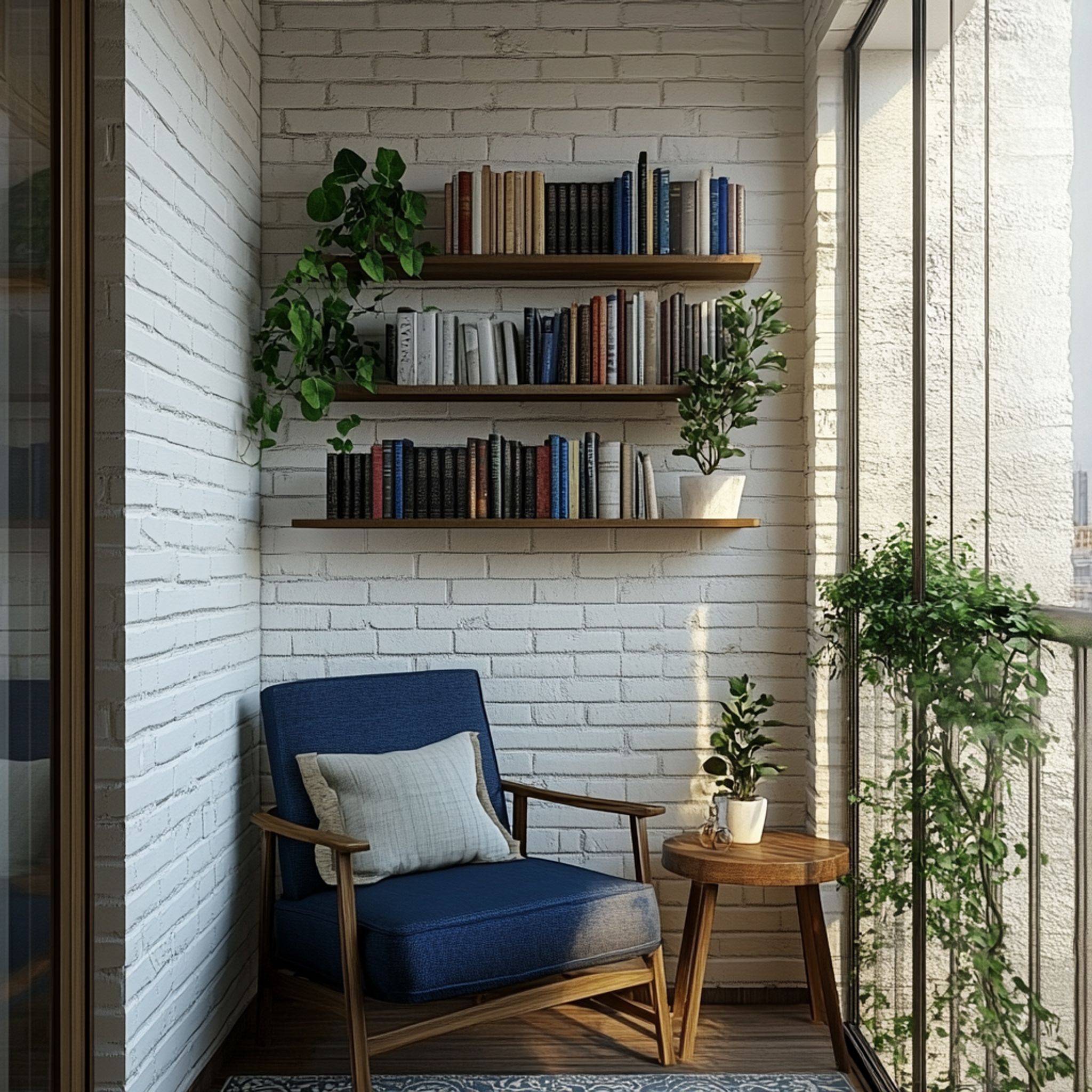 Exposed Brick Wonders - Crafting Cozy & Chic Apartment Vibes - Apartment Renovation Featuring Warm Textured Exposed Bricks