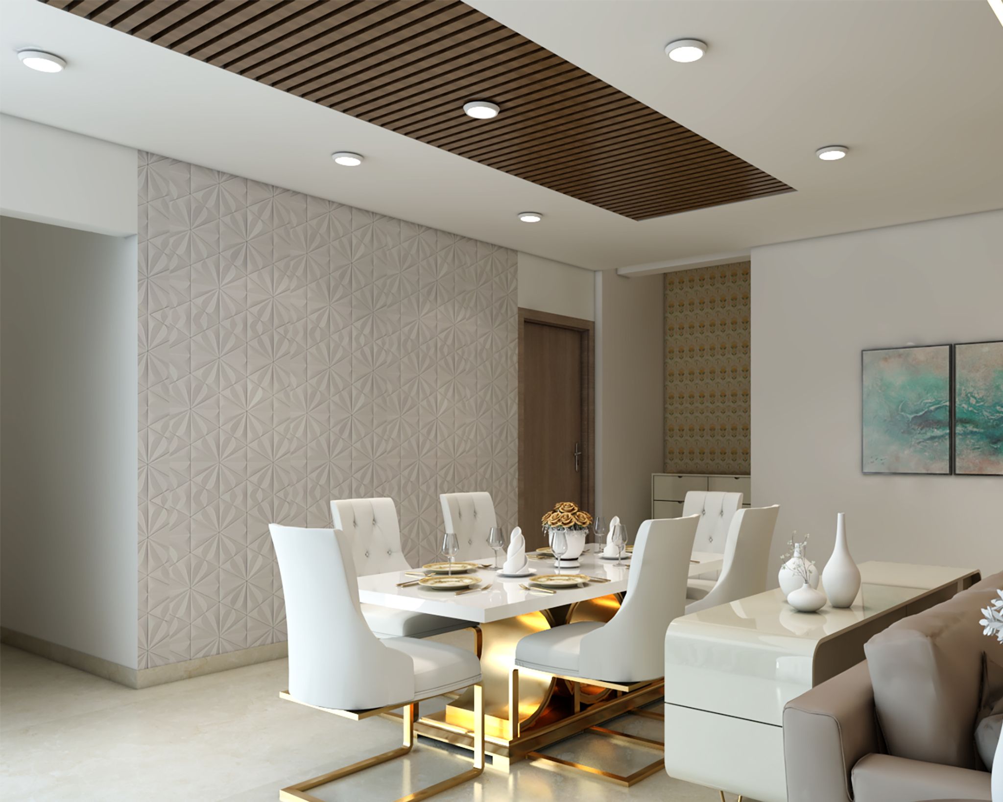 Forceling Durable False Ceiling Design With Cove Lighting | Livspace
