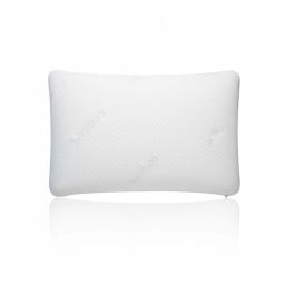 Solid White Memory Foam Pillow with Bamboo Fabric Cover | Bamboo Hush