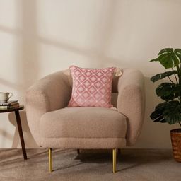 Indian Heritage Velvet Pink Cushion Cover | Vissencia