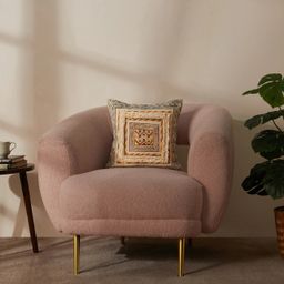 Ethnic 100% Cotton Stone Cushion Cover | Vissencia