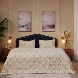 Ethnic 120 GSM 100% Cotton Multicolour Double Comforter | Fergana