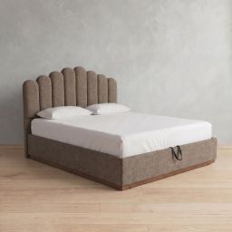 Curved Paris Upholstered Bed