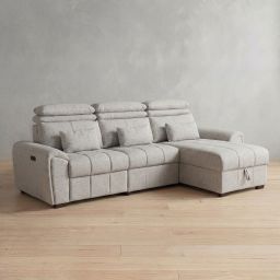 Eldur L-Shaped Recliner with Chaise