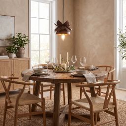 Livspace Arinda Hang Copper Metal Pendant Light | Copper