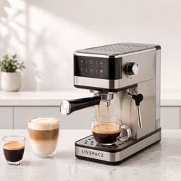 Livspace Espresso Coffee Machine 1.2 L - Digital