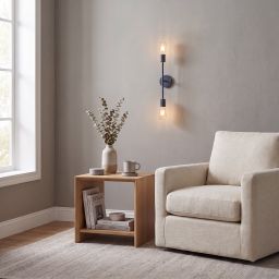 Livspace Hubble Grey Metal Novelty Wall Light | Grey