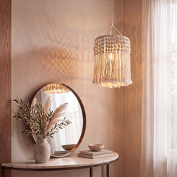 Livspace Knot Pendant | White