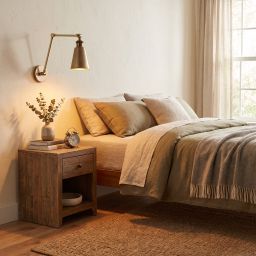 Livspace Lyon Brass Metal Wall Light | Brass