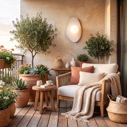 Livspace Ostra Wall Light | Wooden + White