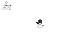 Livspace Roxy Mini Recess Spotlight - 3W Neutral White | White